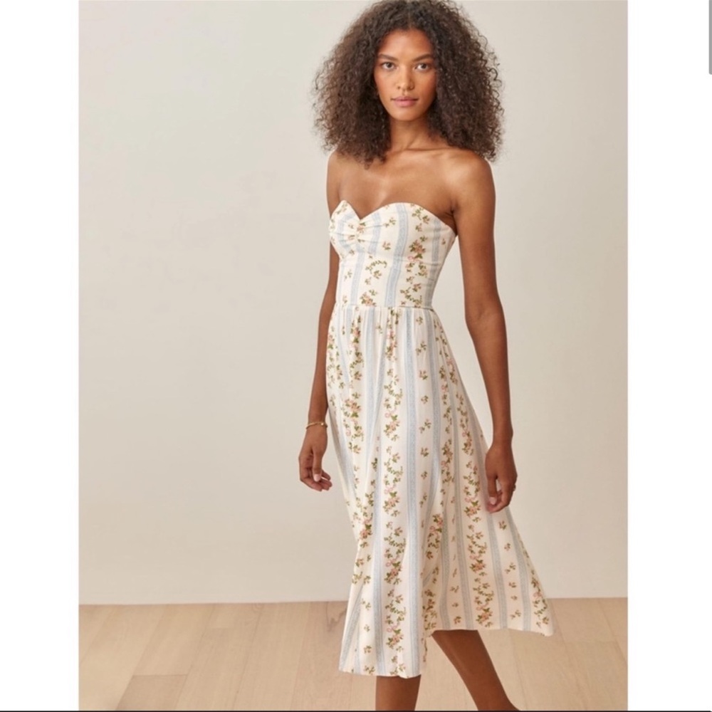 Reformation Aymeline dress in Surrey